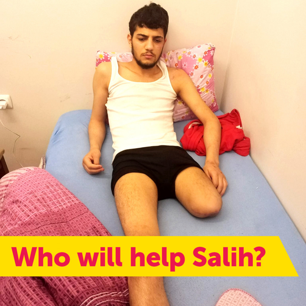 Who will help Syrian refugee, Salih?