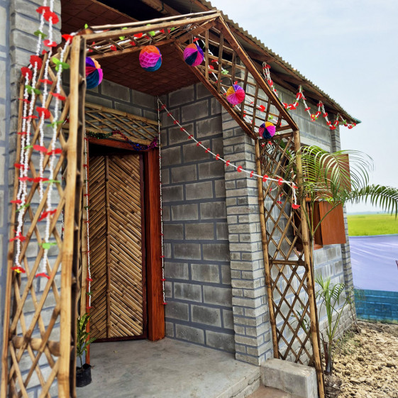 A Bangladesh eco village home